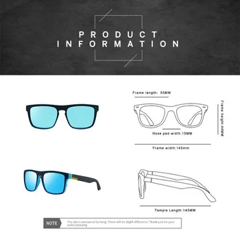 Polarizada Praça Óculos de sol dos Homens 2020 Condução Tons Masculina Óculos de Sol para Mulheres Marca de Luxo Designer UV400 Gafas De Sol 5