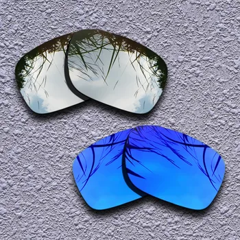 Prata Titânio e Violeta Roxo Polarizada de Substituição de Lentes para Oakley Holbrook(TAC) Óculos de sol 0