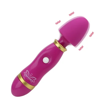 Produtos para adultos Clitóris Estimular o ponto G Vibrador Brinquedos Sexuais para a Mulher AV Vara Mágica Vara de 12 Velocidade 0