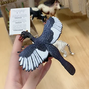pvc modelo figura de brinquedo animais Pré-históricos, o archaeopteryx 0