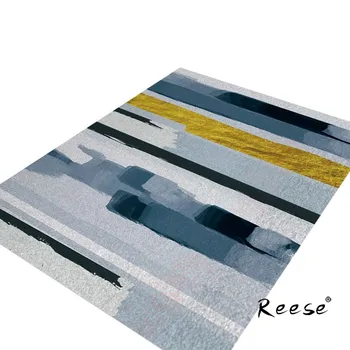 Reese Resumo Tapete De Área Minimalista Geométricos Impressos Anti Derrapante Tapetes Para Sala De Estar, Quarto Diningroom Casa De Banho Hotel Estudo 0