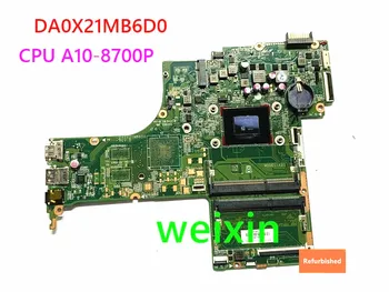 Remodelado 809338-001 809338-501 809338-601 DA0X21MB6D0 Genuíno para HP 15-AB/15T-AB laptop placa-mãe CPU A10-8700P 0