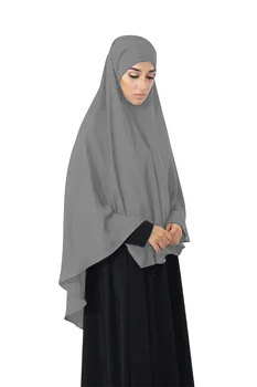Richkeda Loja Nova 2021 Com Capuz Mulheres Muçulmanas Hijab Oração Vestuário Longo Khimar Jilbab Abaya Cobertura Completa Ramadã Vestido Abayas 3