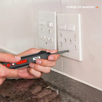 Sem fios, Mini Electric chave de Fenda Bocados de Broca com Iluminação LED Recarregável USB Torque Portátil Família DIY de Reparo da Ferramenta de Poder