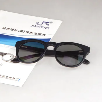 SHINU Mulheres de óculos de sol polarizados miopia prescrição de moda de madeira óculos de sol de acetato de tamanho grande visão noturna de condução óculos homens 5