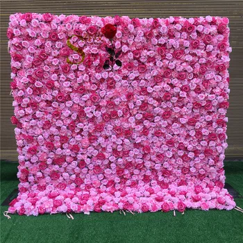 SPR Promocionais no atacado perfeito non-fading e anti-envelhecimento artificial durável rosa flor de parede floral-pano de fundo 0