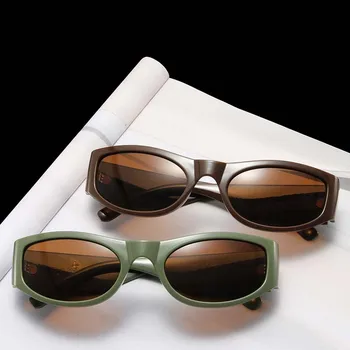 Tendência Pequena Moldura Oval Óculos De Sol Das Mulheres Da Marca De Luxo Nova Moda De Olhos De Gato De Óculos De Sol Vintage Feminina De Óculos Tons 1
