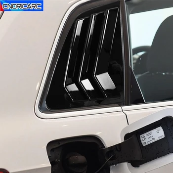 Traseira do carro da Janela Triângulo Painel de Decoração de Capa de Persianas Adesivos Para Audi A3 8V 2014-2019 Hatchbacks Limousine Auto Acessórios