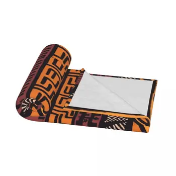 Tribal africano Padrão de Lançar um Cobertor de Lã Jogar Cobertor BedBlanket Softblanket flanela Quente da cama, Em Casa, viagens Adulto criança 4