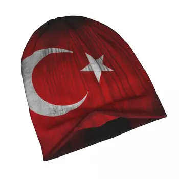 Turquia Bandeira Caps Vintage Adulto Ao Ar Livre Skullies Beanies Chapéus De Verão Quente Multifunções Bonnet Chapéu De Malha 1