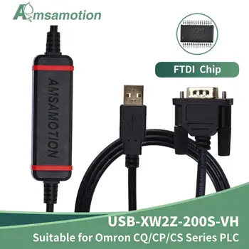 USB-XW2Z-200S-VH Alta Velocidade Chip FTDI Adequado para Omron CQM1H/CPM2C/CS Series PLC Cabo de Programação