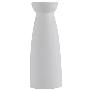 Vaso De Cerâmica Branca Estilo Minimalista Decoração Casa Moderna Decoração De Vaso De Porcelana Fosca Design 0
