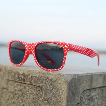 Vazrobe Vermelho Óculos de sol das Mulheres da Moda de Óculos de Presente da Promoção Festa de Óculos de Sol para mulheres Atacado Barato Ponto Lattice 0
