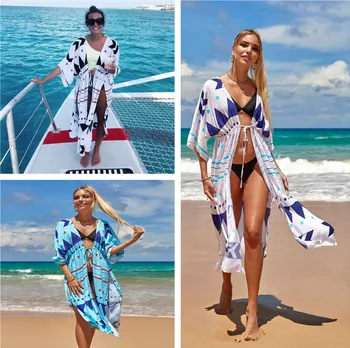 Vestido de praia Sarongs Cover-up trajes de Banho Bobe de Plage Pareo Praia Túnicas maiô cobrir ups Saida de Praia de Biquíni cobrir
