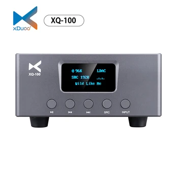 Xduoo XQ-100 ES9038Q2M 2 Dac de Áudio Bluetooth Receptor Conversor de 5.0 Conheceu Coaxiale Optische Uitgang Ondersteuning Tot 24bit/192Khz