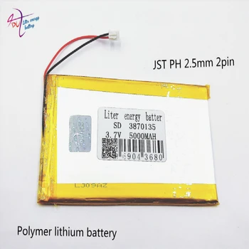XHR-2P 2.54 3,7 V em 3870135 4070135 oferta especial 5000 Ma bateria de polímero de lítio 80341154285101 0