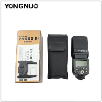 YONGNUO YN560III YN560 III YN 560 sem Fio Speedlite Flash Lanterna Para Canon, Nikon, Olympus, Pentax Fuji Câmera DSLR SLR