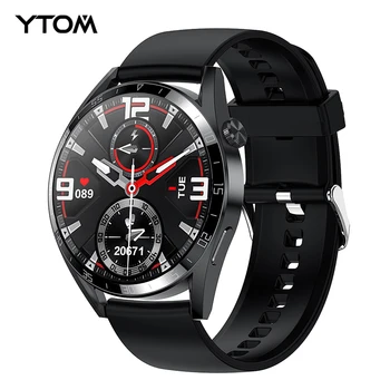 YTOM Assistir GT3 SmartWacth IP68 Impermeável 1.28 polegadas Touch Screen de Fitness Tracker Bluetooth Smartwatch Homens Para Android iOS