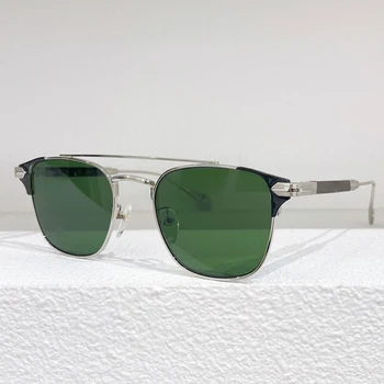 Z25 Estilo Alemanha Titânio Puro Luxo Duplo Óculos de sol Original Moda masculina Solar, Óculos de Mulheres Oval Óculos com Originais 4