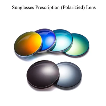 Índice1.56 fina Cr-39 Óculos de sol Asférica lentes de prescrição de Óculos de Sol Oculos De Sol Cor de lentes de miopia/astigmatismo lentes 0