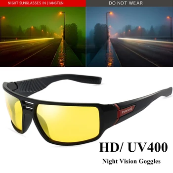 Óculos polarizados Andar Óculos de Proteção Condução de Pesca Esportes ao ar livre Óculos de sol UV 400 Lentes Ciclismo 4